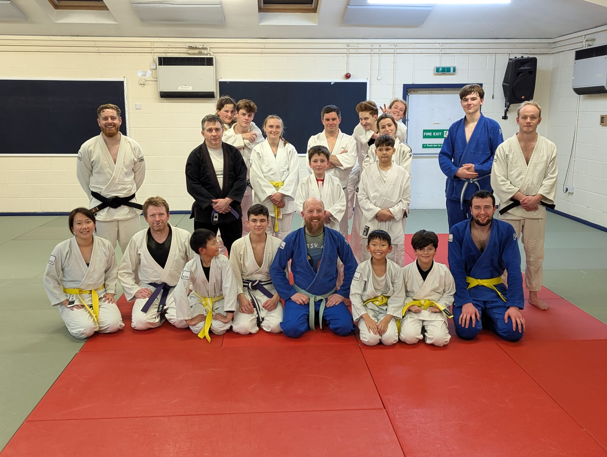 Belt presentation group photo Belt presentation group photo